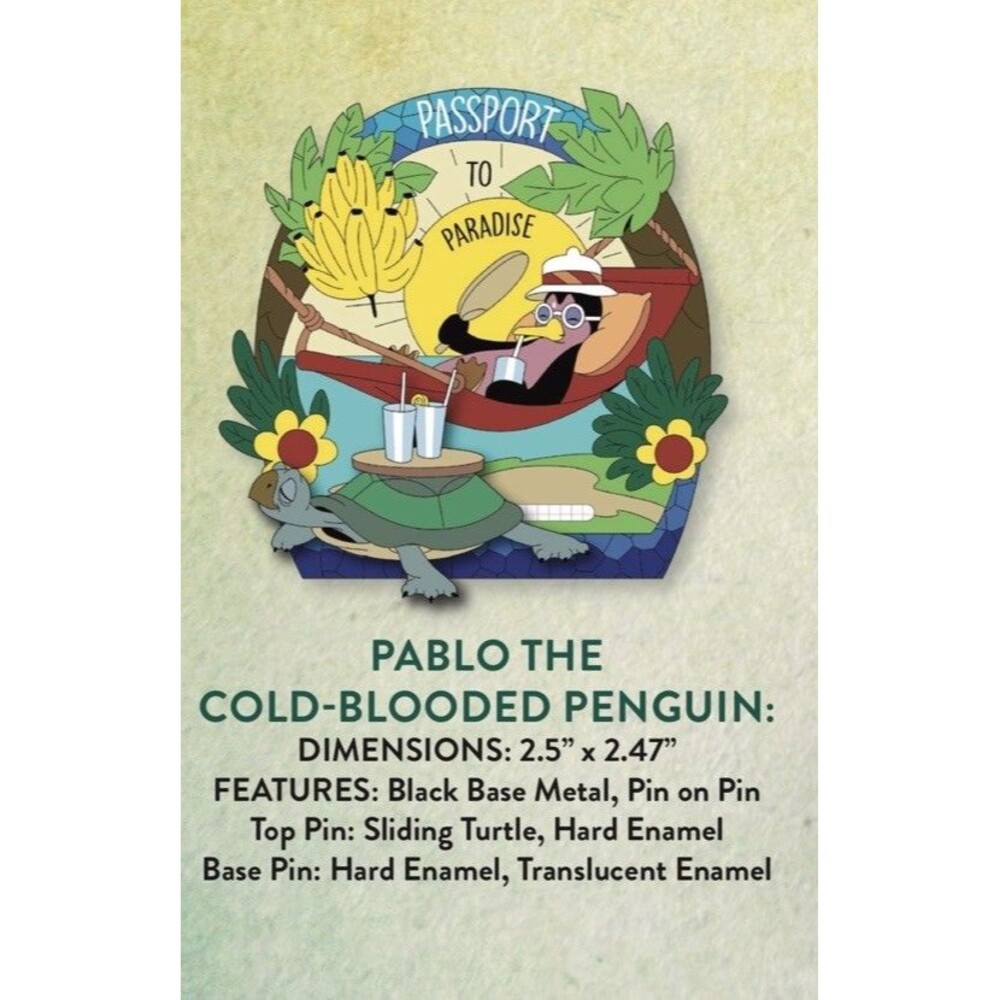Disney Destination D23 TWDCS/DEC Latin America Pablo Cold Blooded Penguin Pin